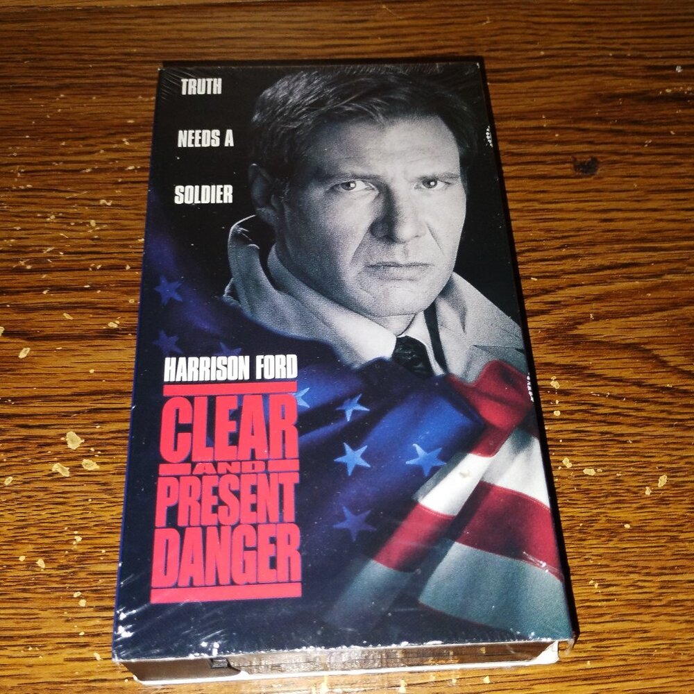 Clear and Present Danger (VHS, 1994, Paramount Pictures) Harrison Ford